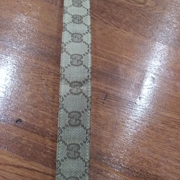 Gucci tan logo belt/ interlock buckle - Picture 7 of 7